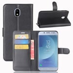 AKABEILA - Coque  Samsung Galaxy J3 2017 Eurasian Version - Noir - en Cuir PU - Style Wallet portefeuille -luxury classique - Coque