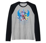 Power Rangers Megazord Retro Helmet Polygon Style Manche Raglan