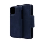 Plånboksfodral 2-i-1 med magnetiskt mobilskal till iPhone 11 Pro PU-läder (Blue)