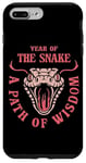 iPhone 7 Plus/8 Plus Year Of the Snake. A Path Of Wisdom. Cinese New Year Costume Case