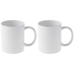 Cricut Céramique Lot de 4 tasses vierges blanches de 355 ml pour sublimation Infusible Ink pour une utilisation Mug Press 2007821, 2 Unité