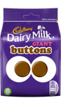 CADBURY DAIRY MILK GIANT BUTTONS Chocolate 119g Bags Stocking Filler Present