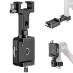 NEEWER RS4 RS3 Vertical Camera Mount Compatible with DJI Ronin RS 4 3 2 Pro Gimbal Stabilizer, 1s Quick Vertical to Horizontal Switch Anti Drop 180° Rotating Base for YouTube TikTok Vlog Video, CA108