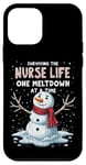 iPhone 12 mini Nurse Xmas Surviving The Nurse Life One Meltdown At A Time Case