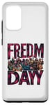 Coque pour Galaxy S20+ T-shirt graphique Patriotic Freedom USA