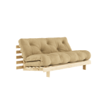 Karup Design - Roots Bäddsoffa Natur/Wheat Beige 160cm från Sleepo