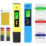 Meterk - Professioneller PH-Tester TDS/EC-Teststift Multifunktionales Wasser-PH-Testwerkzeugset Handheld-Wassererkennungsgerät-Kit