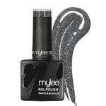 Mylee Reflective Gel Nail Polish 10ml [GoLightly] UV/LED Soak-Off Nail Art Manicure Pedicure for Professional, Salon & Home Use [Spotlight Range] - Long Lasting & Easy to Apply