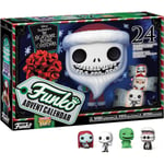 Funko Adventskalender: The Nightmare Before Christmas - 24 Pocket Pop! 24 Dagar Julnedräkningspresent, Adventskalender Överraskning Julgåva för Barn