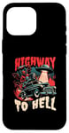 Coque pour iPhone 16 Pro Max Highway to Hell - Bold Urban Graffiti Esthétique