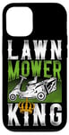 iPhone 12/12 Pro Lawn Mower Mowing Dad Father Landscaper Tractor Lawn Mower Case