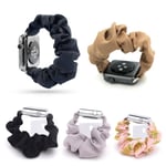 SKALO Scrunchie armband Apple Watch Series 1-3 42mm - Fler färger Svart