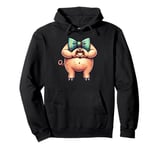 Heart Sign Pig Costume Funny Halloween Womens Mens Kids Pullover Hoodie