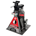 Powerbuilt 620471 3 Ton All-in-One Hydraulic Bottle Jack and Jackstand in One Unit,Compact,Wide Base, Eliminates Jackstands, for Unibody, Trucks, SUVs, RVs,Cars,Trailers,ASME,Black,11-21 Inch