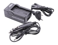 vhbw Chargeur de batterie compatible avec JVC GR-D725, GR-D740, GR-D740EX, GR-D745, GR-D750, GR-D760, GR-D770 caméra, DSLR, action-cam