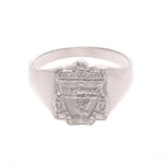 Liverpool FC Sterling Silver Crest Ring Medium