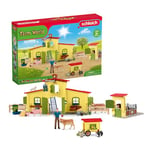 schleich 72224 Large Farm with Pony Box and Chicken Coop, Farm World toys for children from 3 years