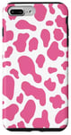 iPhone 7 Plus/8 Plus pink cow print pattren - flower pink Cow Pattern man women Case