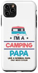 Coque pour iPhone 11 Pro Max Camping-car glacière Nature Lover Camping Papa Like Normal Papa