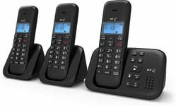 BT 3960 Trio Digital Cordless Phone with Answer Machine BRAND NEW