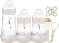 MAM Welcome To The World Set, Newborn Bottle Set with 0-2 Months Baby Soother