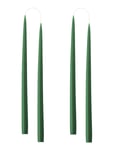 Kunstindustrien Hand Dipped Candles, 4 Pack Grön