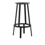 HAY - Revolver Bar Stool High - Black - Barstolar