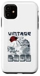 Coque pour iPhone 11 Anniversaire 24 Ans Pour Homme Femme Rétro Vintage 2000 Japon