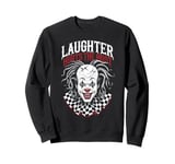 Terrifying Clown Face Killer Clown Costume Horror Vibes Sweatshirt