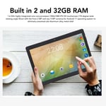 UK Plug 10in Tablet Dual SIM Octa Core 2GB 32GB Dual Cameras Speakers Hot