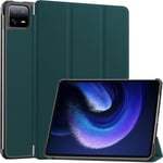 Pour Xiaomi Pad 6 Coque,Avec Housse Étui Veille/Réveil Automatique Pour Xiaomi Pad 6 Pro 11 Pouces,Vert