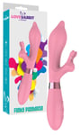 Vibromasseur gode de lapin vibrant vagin stimulateur clitoris en silicone souple