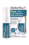 BetterYou - Dlux 1000 Vegan Vitamin D Oral Spray, Natural Peppermint - 15 ml