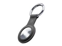 Cellularline Key Ring, Ask, Svart, Key finder case, Silikon, Apple AirTag, 18 g