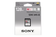 Sony SF-M Series SF-M128 - flash-minneskort - 128 GB - SDXC UHS-II