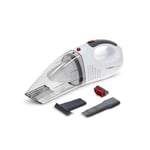 Severin HV 7144, Aspirateur de Table pour Poussières/Liquides (Accu Li-Ions 7,4V, Câble Allume-Cigare 12V et 3 Accessoires Inclus, S´POWER home & car Li 20) Blanc/Rouge