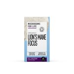 Mushrooms For Life Organic Lion's Mane Focus Optimised Blend Capsules, 60 Capsules