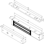 Ventouse applique 300 kg sans signal BVA300-SS EFF EFF - MAG-03000ALS-D