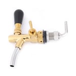 1 * G5/8 Adjustable Beer Faucet Stainless Steel Beer Tap Draft Shank Home Bar