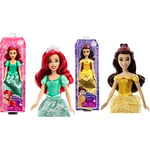 Disney Princess Dolls & Dolls, New for 2023, Belle Posable Fashion Doll with Sparkling Clothing and Accessories, Disney Movie Toys, HLW11