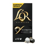 L'OR 50 Nespresso* Compatible Capsules Ristretto (5 Packs of 10 Coffee Pods)