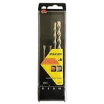 STANLEY STA56012-QZ SDS Drill Bit Set, Silver