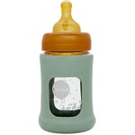 Hevea Baby Glas nappflaska Wide Neck 150ml Seafoam Blue - 1 Stk