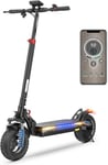 iScooter Electric Scooters Adult, iX3/iX4 Fast Electric Scooter 10" Off-road Tires with 4 Shock Absorbers Foldable E Scooter, 40-45km Range,3 Speed Modes,LCD Display,Dual Braking System