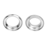 100 set 8mm öljett kit metall öljetter nitar öljett skor väska kläder tillbehör silver