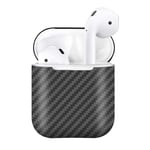 Genuine Carbon Fiber Case for Apple AirPods Pro Case Slim-Fit Super Thin Shockproof Aramid Fiber Cover Slim Protective Case Earbuds Wireless Charging Box Case