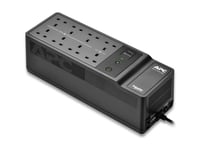 Apc Back-Ups Be Series Be500g2 - Ups (Kan Monteras På Vägg/Underlag) - Usb Type A - Ac 230 V - 300 Watt - 500 Va - 9 Ah - Utgångskontakter: 8 - Storbritannien - Svart