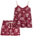 Harry Potter 2 Piece Cotton Pyjamas Set with Shorts and Tops for Girls