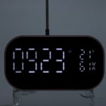 S2 Metal Shell LCD Display Screen Wireless BT Speaker Alarm Clock Bass Sound Inn