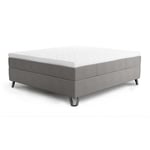 Jensen Prestige Kontinentalsäng Light Grey 160x210 cm